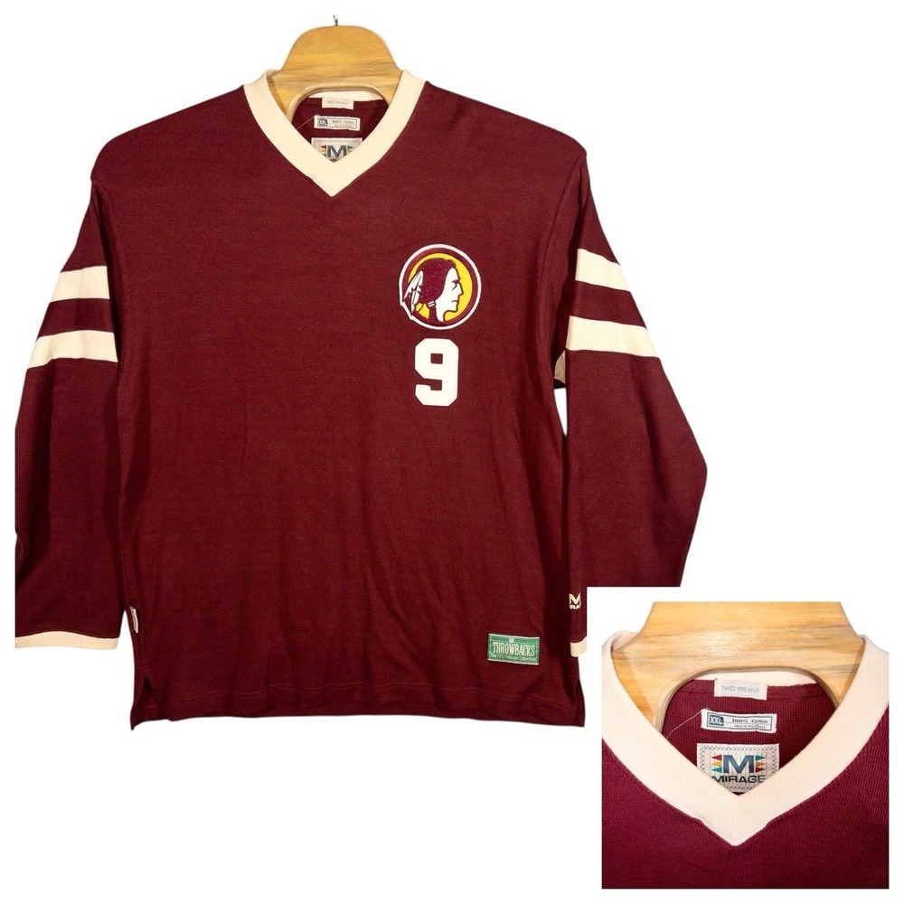 Vintage Mirage Sportswear Washington Redskins Sweater Mens XXL  1995‎ Activewear